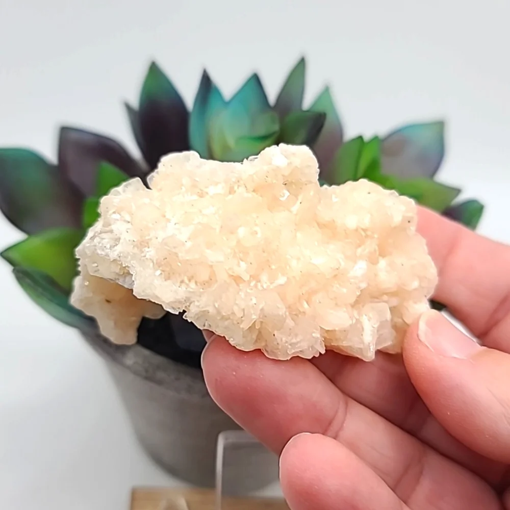 Natural Stilbite Crystal Cluster Specimen